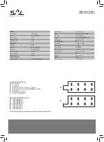 Предварительный просмотр 24 страницы SAL VB 8000 Instruction Manual