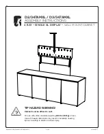 Предварительный просмотр 1 страницы Salamander Designs D2/347AMXL Assembly Instructions Manual