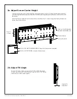 Предварительный просмотр 3 страницы Salamander Designs X-LARGE SINGLE DISPLAY MOUNT Quick Start Manual