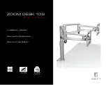 Salamander Designs ZOOM DESK 102 SINGLE Installation Manual preview