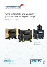 Preview for 1 page of Salamander Pumps CT Force Series Installation And Warranty Manual