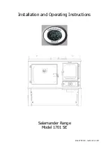 Salamander Stoves 1701 SE Installation And Operating Instructions Manual preview
