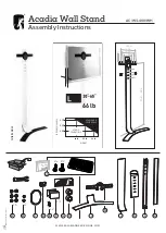 Salamander Acadia AC/W/L400/WH Assembly Instructions Manual preview