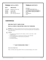 Preview for 3 page of Salamander D1/337A Assembly Instructions Manual