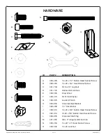 Preview for 2 page of Salamander D1/367A Assembly Instructions Manual