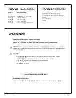 Preview for 3 page of Salamander D2/347A Assembly Instructions Manual