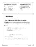 Preview for 3 page of Salamander D2/367A Assembly Instructions Manual