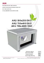 Preview for 1 page of Salda AKU 500x250 EKO Technical Manual