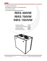 Salda RIRS 1500VW Technical Manual preview