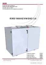 Salda RIRS 1900VE EKO 3.0 Technical Manual preview