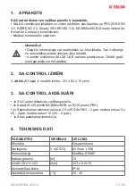 Preview for 65 page of Salda RIRS 2500 HE EKO 3.0 Quick Launch Manual