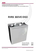 Salda RIRS 300VE EKO Installation Instruction preview