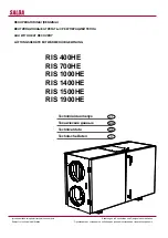 Предварительный просмотр 1 страницы Salda RIS 1000HE Technical Data Manual