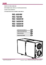 Salda RIS 1000HW Technical Data Manual preview