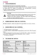 Preview for 11 page of Salda SA-CONTROL RIRS 1200 HWR EKO 3.0 RHX Quick Launch Manual