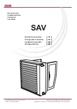 Salda SAV 2000 Installation Instruction preview