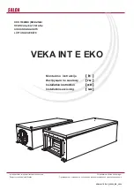 Preview for 1 page of Salda VEKA INT E 1000 Installation Instructions Manual