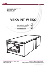 Preview for 1 page of Salda VEKA INT W EKO Installation Instruction