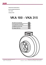 Preview for 1 page of Salda VKA 100 Installation Instruction