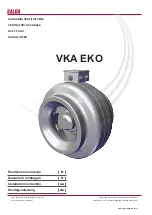 Salda VKA EKO Installation Instruction preview