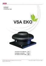 Предварительный просмотр 1 страницы Salda VSA EKO Series Installation Instruction