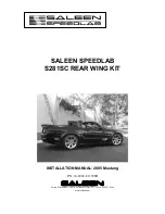 Saleen 10-8002-C11998B Installation Manual preview