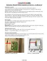 Preview for 1 page of Salesmark FVÜ5802FM Instruction Manual