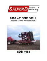 Предварительный просмотр 1 страницы Salford SDD 4063 Assembly And Parts Manual