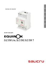 Предварительный просмотр 1 страницы Salicru Equinox SLC EM Lite User Manual