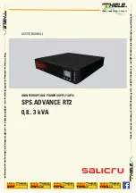 Salicru SPS.ADVANCE RT2 User Manual preview