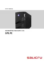 Salicru SPS.PC 1000 Manual preview