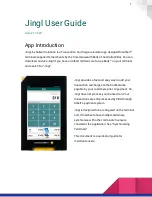 Preview for 1 page of Salient Jingl User Manual