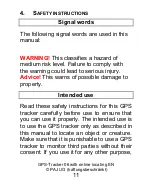 Preview for 11 page of Salind GPS-TRACKER 06 Manual