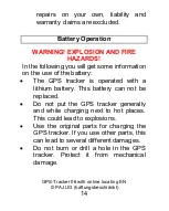 Preview for 14 page of Salind GPS-TRACKER 06 Manual