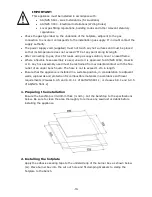 Предварительный просмотр 11 страницы Salini SCG-6182B Instruction Manual