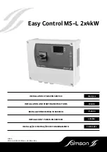 salmson Easy Control MS-L 2x4kW Installation And Starting Instructions предпросмотр