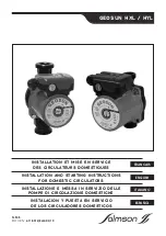 salmson GEOSUN HXL Installation And Starting Instructions preview