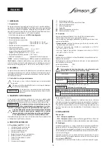 Предварительный просмотр 18 страницы salmson MULTI-V 36 Installation And Starting Instructions