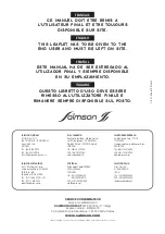 Предварительный просмотр 34 страницы salmson MULTI-VE Installation And Starting Instructions