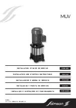 salmson MUV Series Installation And Starting Instructions preview