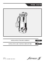 Предварительный просмотр 1 страницы salmson PRIMA WASTE Installation And Starting Instructions