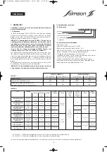 Preview for 12 page of salmson Sanitson Premium 2-204-0,5T4 Installation And Starting Instructions