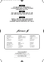 Preview for 28 page of salmson Sanitson Premium 2-204-0,5T4 Installation And Starting Instructions