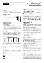 Preview for 22 page of salmson SXE-DXE Installation And Starting Instructions