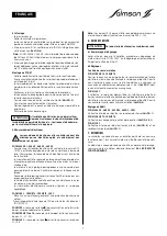 Preview for 7 page of salmson ZOOM Installation And Operating Instructions Manual