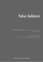 Preview for 49 page of Salon Ambience GRAVITY WU/150 Operation Manual