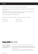 Предварительный просмотр 6 страницы Salon & Co artie SC2919 Quick Start Manual