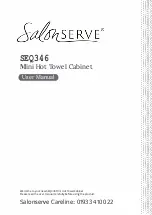 Salonserve SEQ346 User Manual предпросмотр