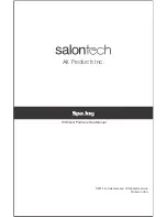 SalonTech Spa Joy Manual preview