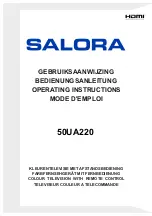 Salora 10129593 Operating Instructions Manual preview